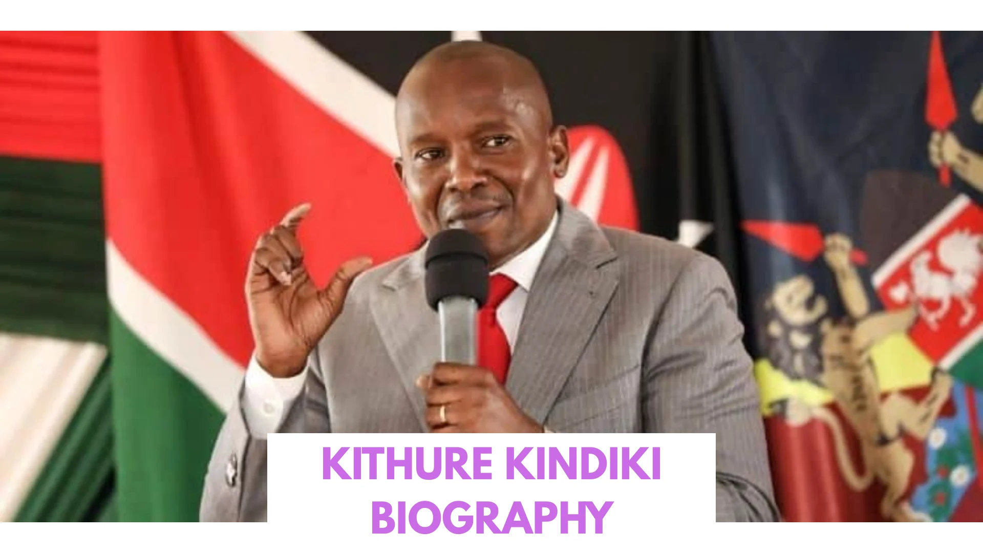 Kithure Kindiki Biography